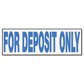 Universal® Message Stamp, Entered, Pre-inked One-color, Blue freeshipping - TVN Wholesale